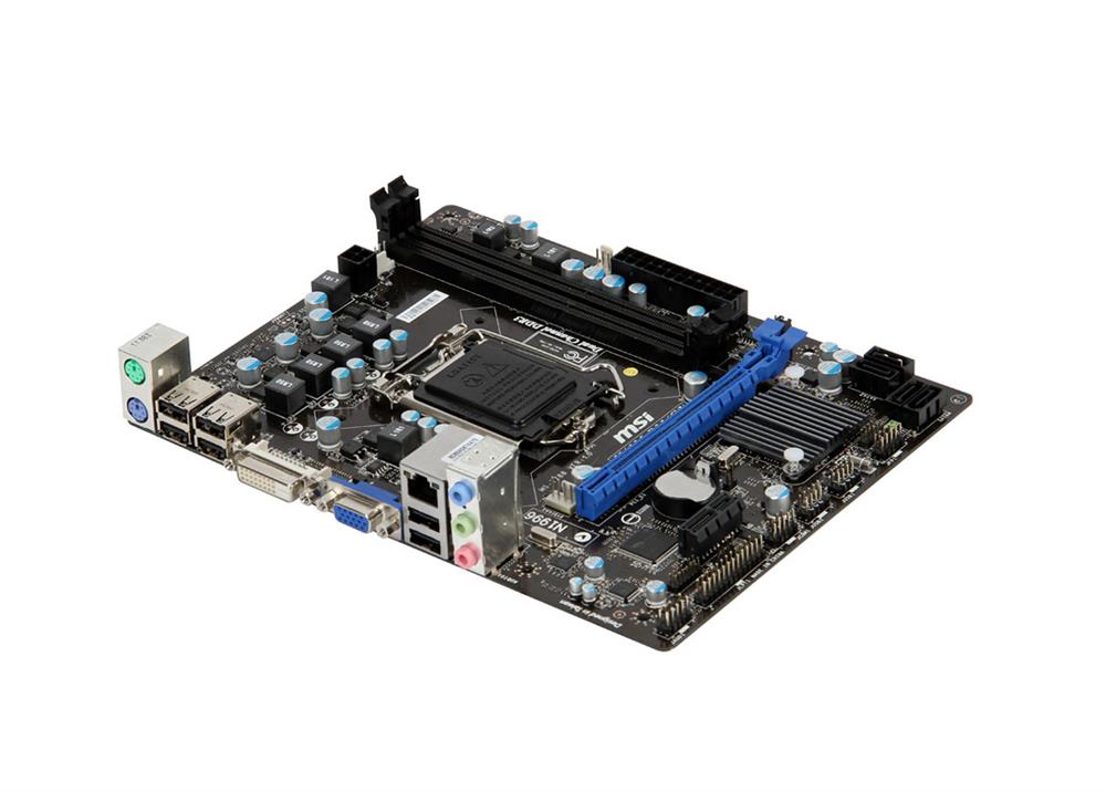 H61M-P31 MSI Socket LGA 1155 Intel H61 Express Chipset Core i7 / i5 / i3 / Pentium / Celeron Processors Support DDR3 2x DIMM 4x SATA 3.0Gb/s Micro-ATX Motherboard (Refurbished)