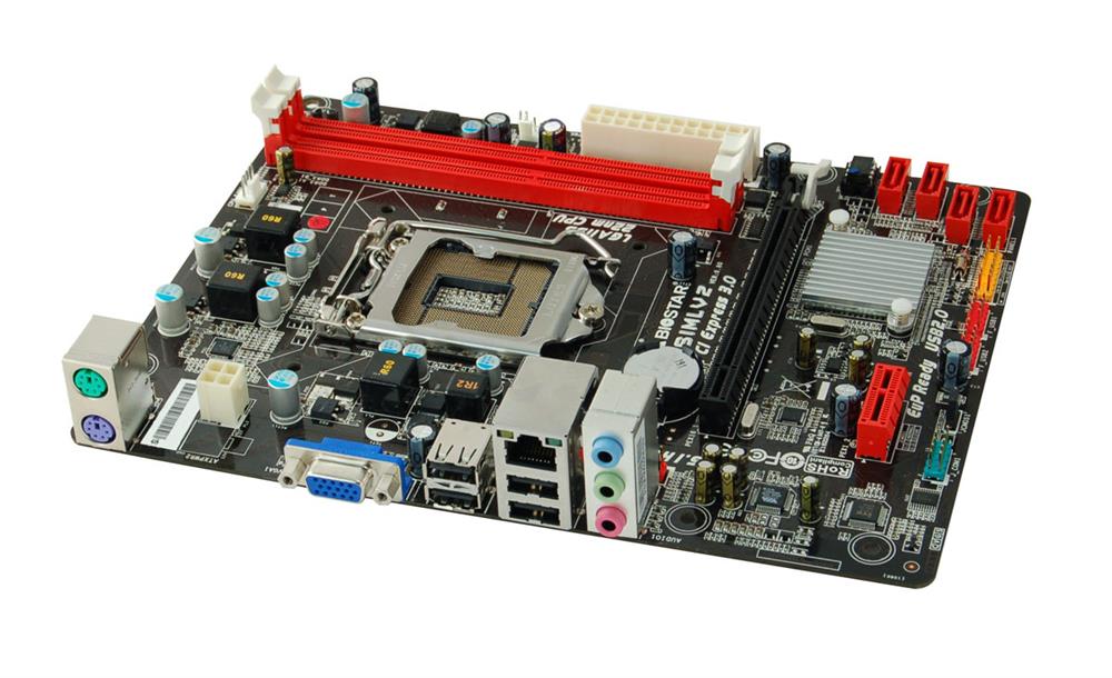 H61MLV2 Biostar Socket LGA1155 Intel H61 Chipset micro-ATX Motherboard (Refurbished)