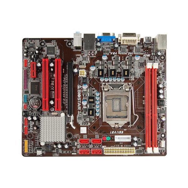 H61MU3 Biostar Socket LGA1155 Intel H61 Chipset micro-ATX Motherboard (Refurbished)