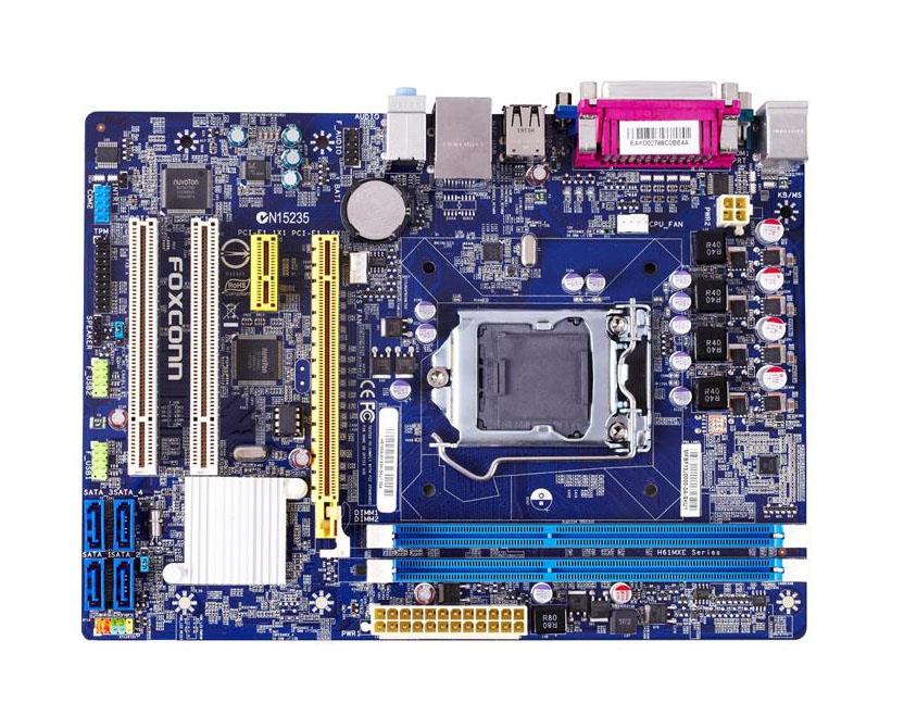 H61MXP Foxconn Socket LGA 1155 Intel H61 Chipset 3rd/2nd Generation Core i7 / i5 / i3 Processors Support DDR3 2x DIMM 4x SATA2 Micro-ATX Motherboard