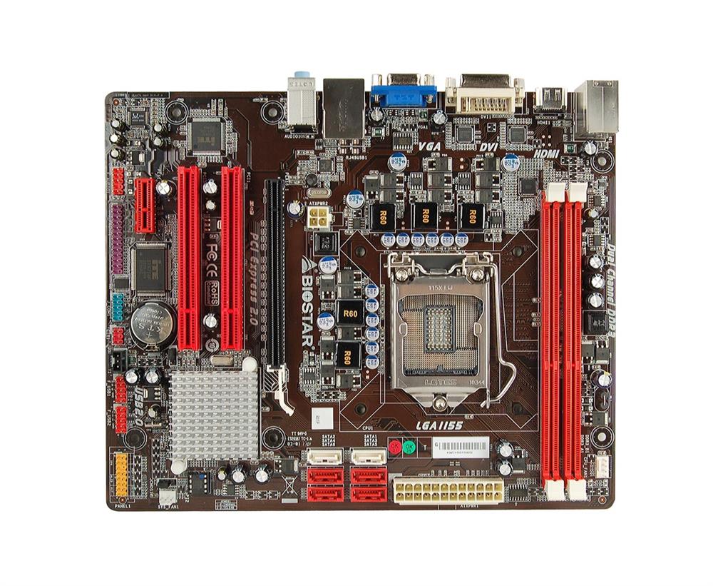 H67MU3 Biostar Socket LGA1155 Intel H67 Chipset micro-ATX Motherboard (Refurbished)