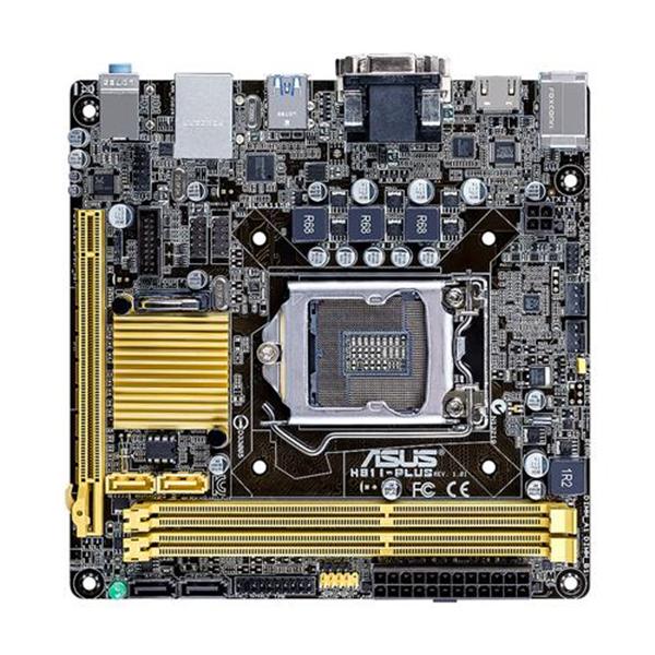 H81I-PLUS ASUS Socket LGA 1150 Intel H81 Chipset 4th Generation Core i7 / i5 / i3 / Pentium / Celeron Processors Support DDR3 2x DIMM 2x SATA 6.0Gb/s Mini-ITX Motherboard (Refurbished)