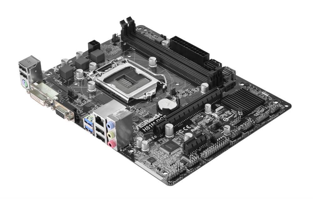 H81M-DGS R2.0 ASRock Socket LGA 1150 Intel H81 Chipset New 4th & 4th Generation Core i7 / i5 / i3 / Pentium / Celeron / Xeon Processors Support DDR3 2x DIMM 2x SATA3 6.0Gb/s Micro-ATX Motherboard (Refurbished)