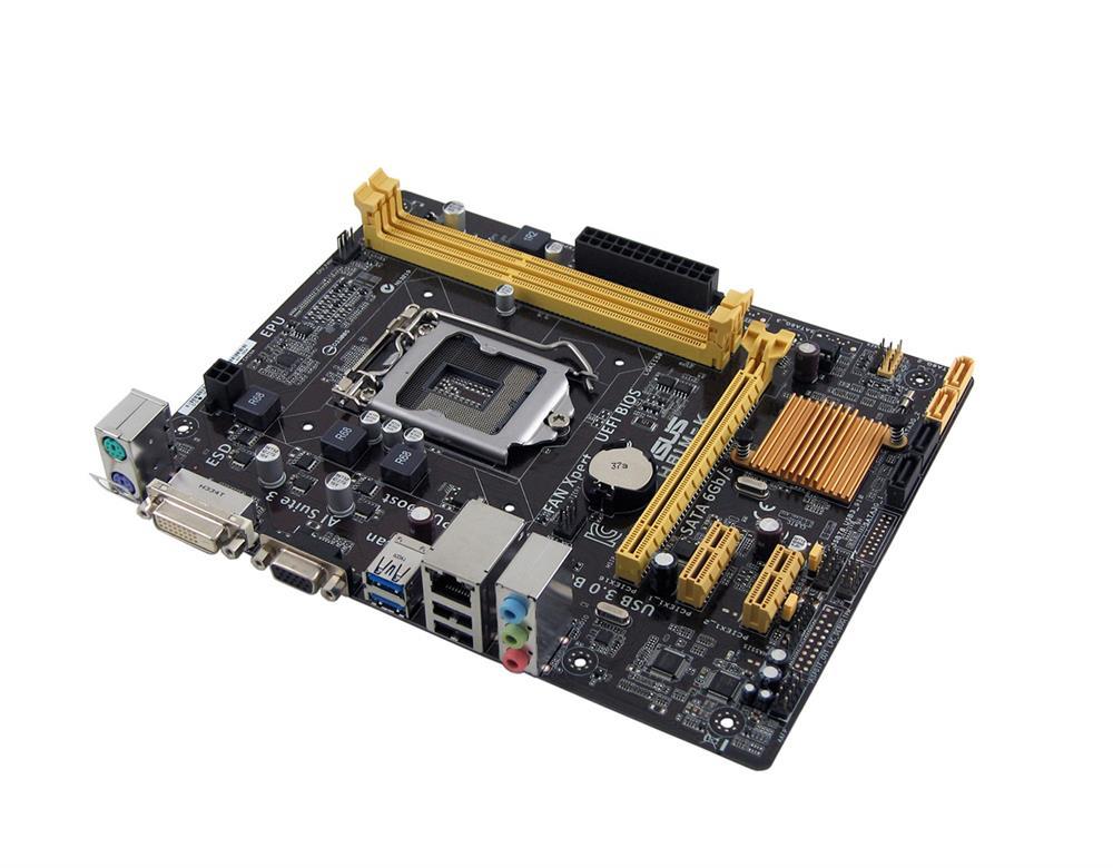 H81M-K-A1 ASUS H81M-K Socket LGA 1150 Intel H81 Chipset 4th Generation Core i7 / i5 / i3 / Pentium / Celeron Processors Support DDR3 2x DIMM 2x SATA 6.0Gb/s Micro-ATX Motherboard (Refurbished)