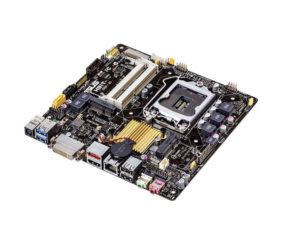 H81T ASUS Socket LGA 1150 Intel H81 Chipset 4th Generation Core i7 / i5 / i3 / Pentium / Celeron Processors Support DDR3 2x SO-DIMM 1x SATA 6.0Gb/s Thin Mini ITX Motherboard (Refurbished)
