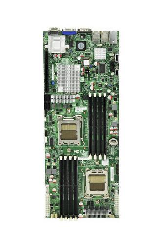 H8DMT-IBXF-O-P SuperMicro H8DMT-IBXF Dual Socket 1207 Nvidia MCP55-Pro Chipset AMD Opteron 2000 Series Processors Support DDR2 8x DIMM 4x SATA2 3.0Gb/s Proprietary Server Motherboard (Refurbished)