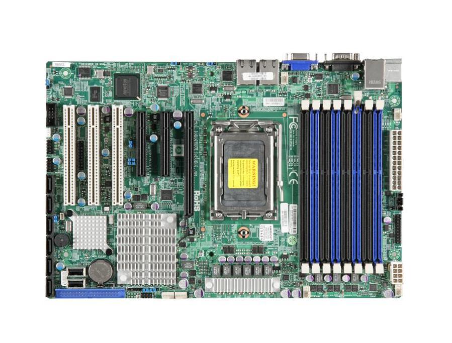 H8SGL-B SuperMicro Socket G34 AMD SR5650 + SP5100 Chipset AMD Opteron 6000/6100 Series Processors Support DDR3 8x DIMM 6x SATA2 3.0Gb/s ATX Server Motherboard (Refurbished)