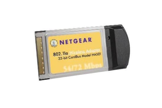HA501 Netgear Wireless Network CardBus Adapter PC Card Type II 72Mbps IEEE 802.11a (Refurbished)