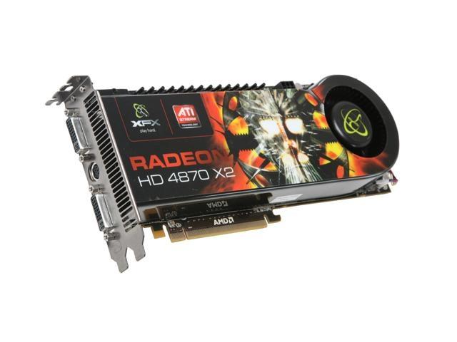 HD-487A-CDF9 XFX Radeon HD 4870 X2 2GB PCI Express 2.0 Video Graphics Card