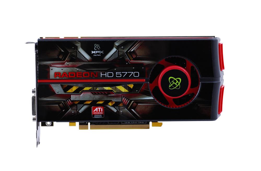 HD-577A-ZNFV XFX Radeon HD 5770 (Juniper XT) 1GB GDDR5 128-Bit HDMI/ DisplayPort/ 2x DVI PCI Express 2.1 x16 Video Graphics Card
