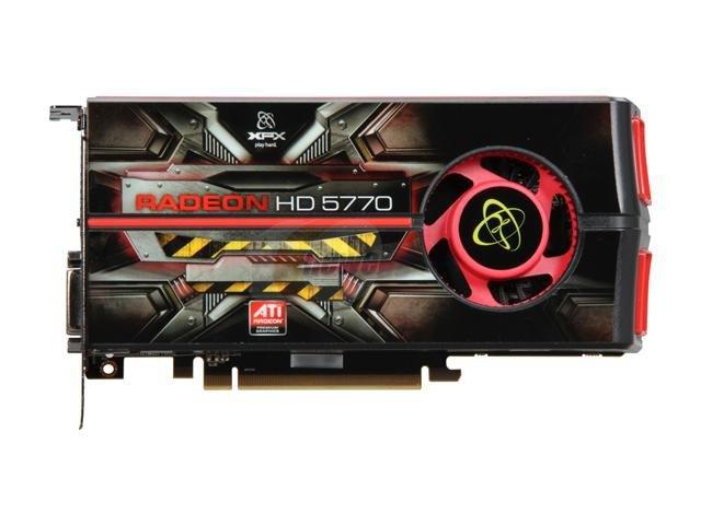 HD-577X-ZNLC XFX Radeon HD 5770 1GB GDDR5 PCI Express Video Graphics Card