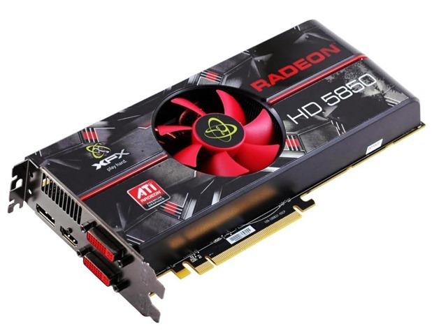 HD-585X-ZNFA XFX Radeon HD 5850 1GB DDR5 PCI Express 2.0 Dual DVI/ HDMI Video Graphics Card