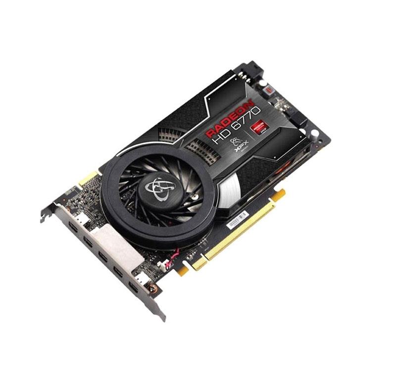 HD-677X-Z5F3 XFX Radeon HD6770 1GB DDR5 128-Bit PCI Express 2.1 x16 VGA/ DVI/ HDMI 5x Mini DisplayPort Video Graphics Card