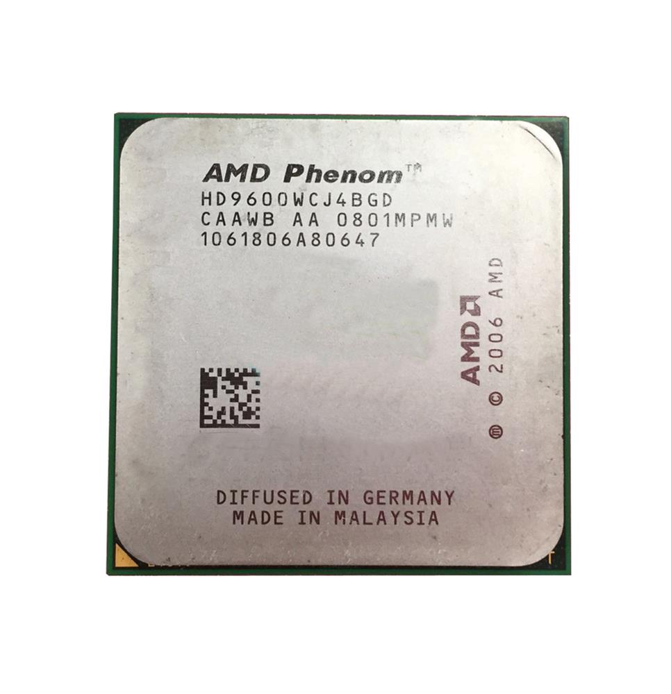 HD9600WCJ4BGD AMD Phenom X4 Quad-Core 9600 2.30GHz 3600MHz FSB 2MB L3 Cache Socket AM2+ Processor OEM