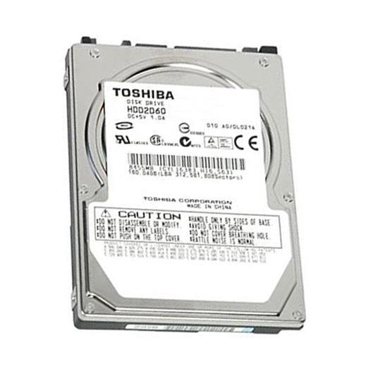 HDD2D60BZL01 Toshiba 160GB 5400RPM SATA 3Gbps 8MB Cache 2.5-inch Internal Hard Drive