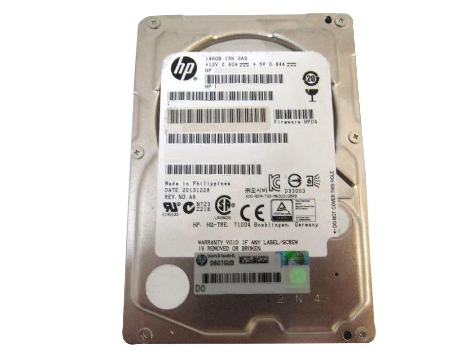 HDEAA01CAA51 HP 146GB 15000RPM SAS 6Gbps 2.5-inch Internal Hard Drive