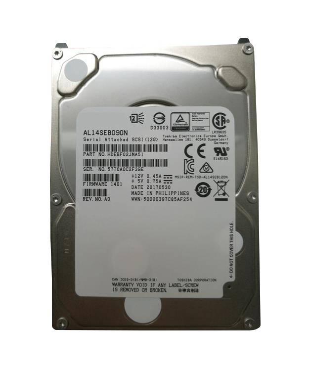HDEBF02JMA51 Toshiba 900GB 10000RPM SAS 12Gbps 128MB Cache 2.5-inch Internal Hard Drive
