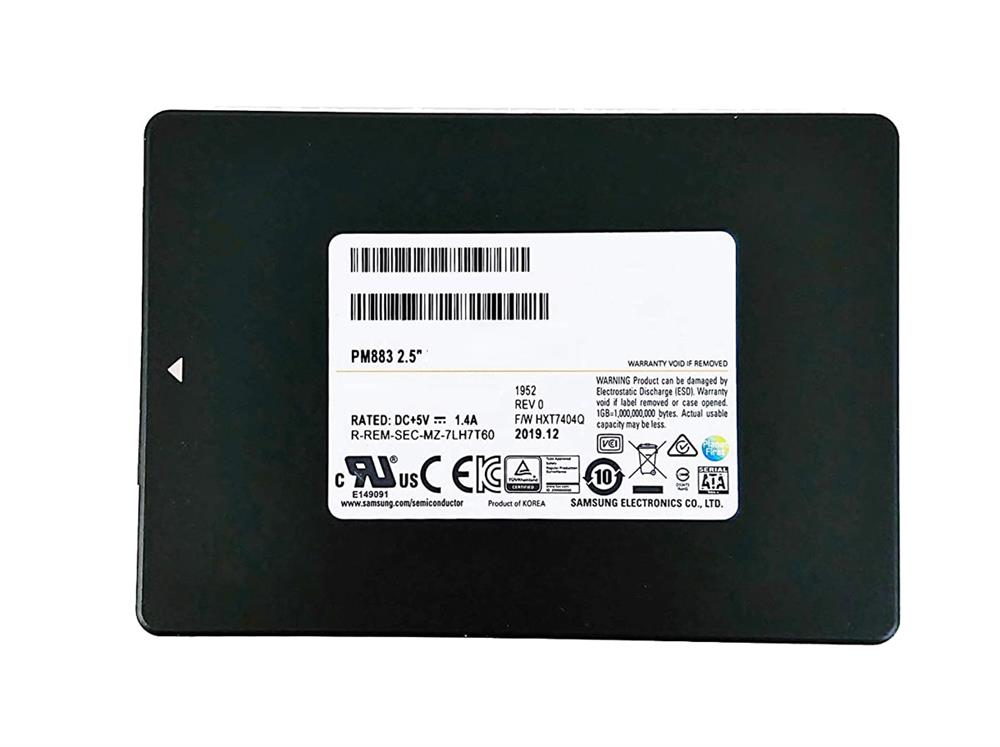 HDSS2T1MZ7LH960HAJR0 Supermicro PM883 960GB SATA 6Gbps 2.5-inch Internal Solid State Drive (SSD)