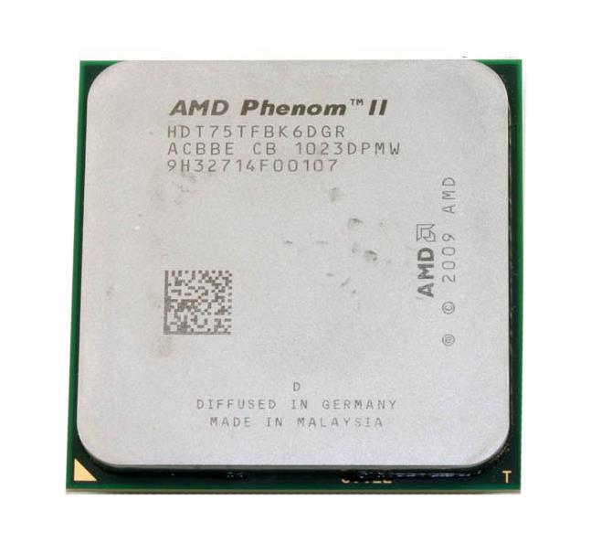 HDT75TFBK6DGR AMD Phenom II X6 1075T 6-Core 3.00GHz 6MB L3 Cache Socket AM3 Socket PGA-938 Processor