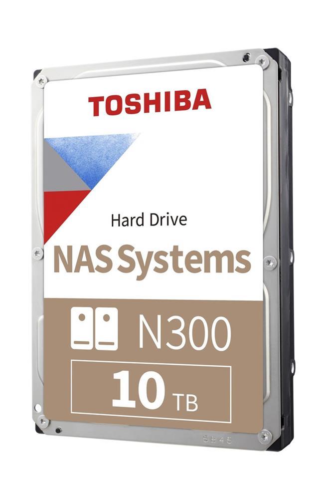 HDWG11AUZSVA Toshiba N300 NAS 10TB 7200RPM SATA 6Gbps 256MB Cache 3.5-inch Internal Hard Drive