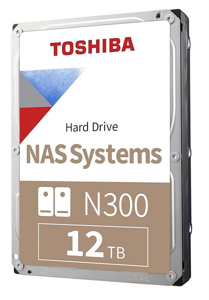 HDWG21CUZSVA Toshiba N300 12TB 7200RPM SATA 6Gbps 256MB Cache (512e) 3.5-inch Internal Hard Drive