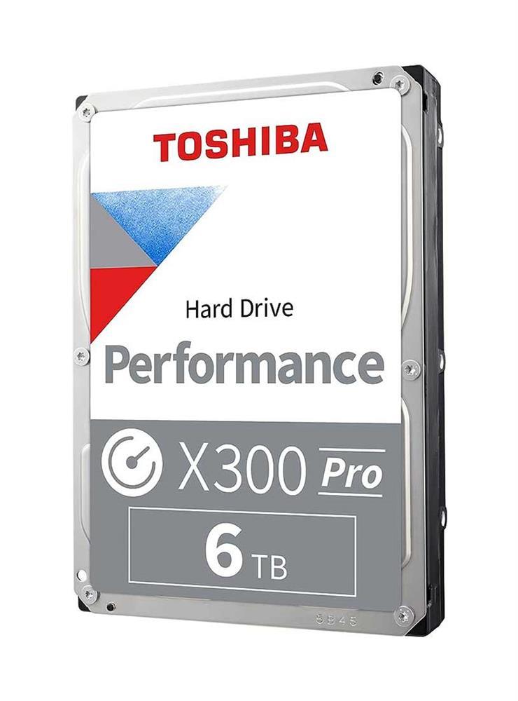 HDWR460XZSTA Toshiba X300 Performance 6TB 7200RPM SATA 6Gbps 256MB Cache (512e) 3.5-inch Internal Hard Drive