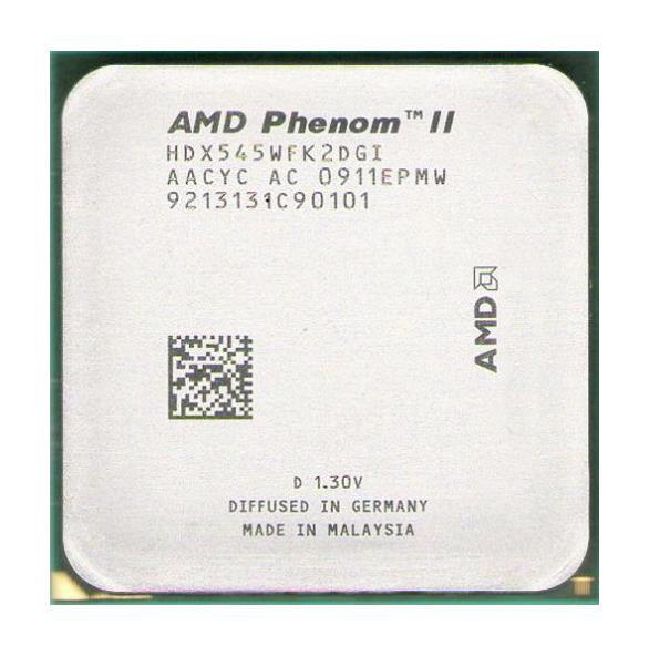HDX545WFK2DGM AMD Phenom II X2 545 3 GHz Processor Socket AM3 PGA-941 Dual-core (2 Core) 6 MB Cache