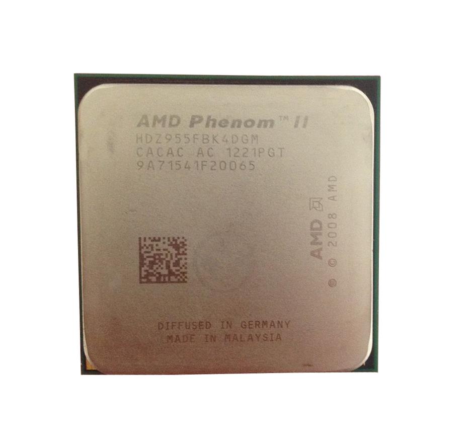 HDX955FBK4DGM AMD Phenom II X4 955 Quad-Core 3.20GHz 4.00GT/s 6MB L3 Cache Socket AM2+ Desktop Processor