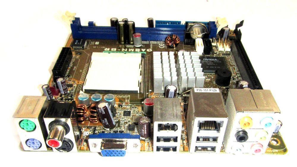 HEMATITE-GL8E HP Socket AM2 Nvidia GeForce 6150 LE Chipset AMD Athlon64 X2/ Athlon/ AMD Sempron Processors Support DDR2 2x DIMM 2x SATA2 3.0Gb/s Micro-ATX Motherboard (Refurbished)