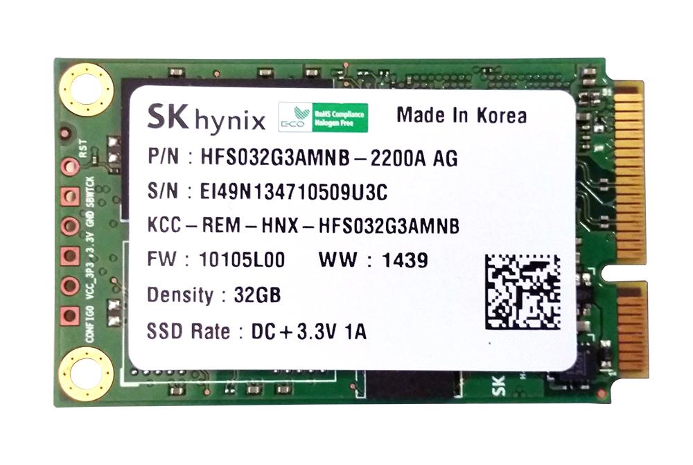 HFS032G3AMNB Hynix 32GB MLC SATA 6Gbps mSATA Internal Solid State Drive (SSD)