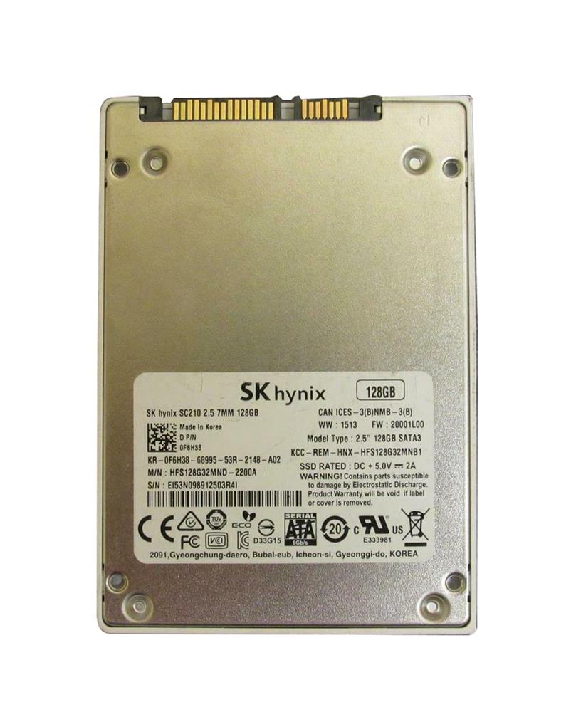 Hard Drive Ssd Sk Hynix 128gb 128GB SSD SK Hynix SH920 SATA - Main Image
