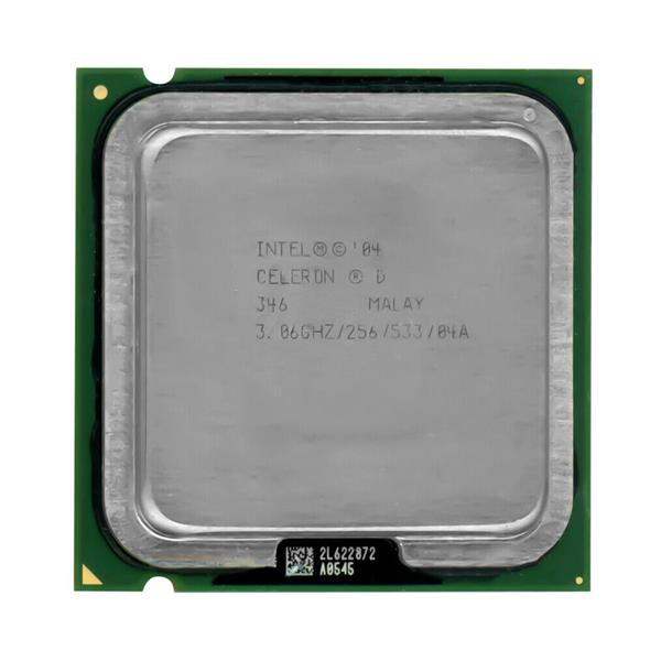 HH80547RE083CN Intel Celeron D 346 3.06GHz 533MHz FSB 256KB L2 Cache Socket LGA775 Processor