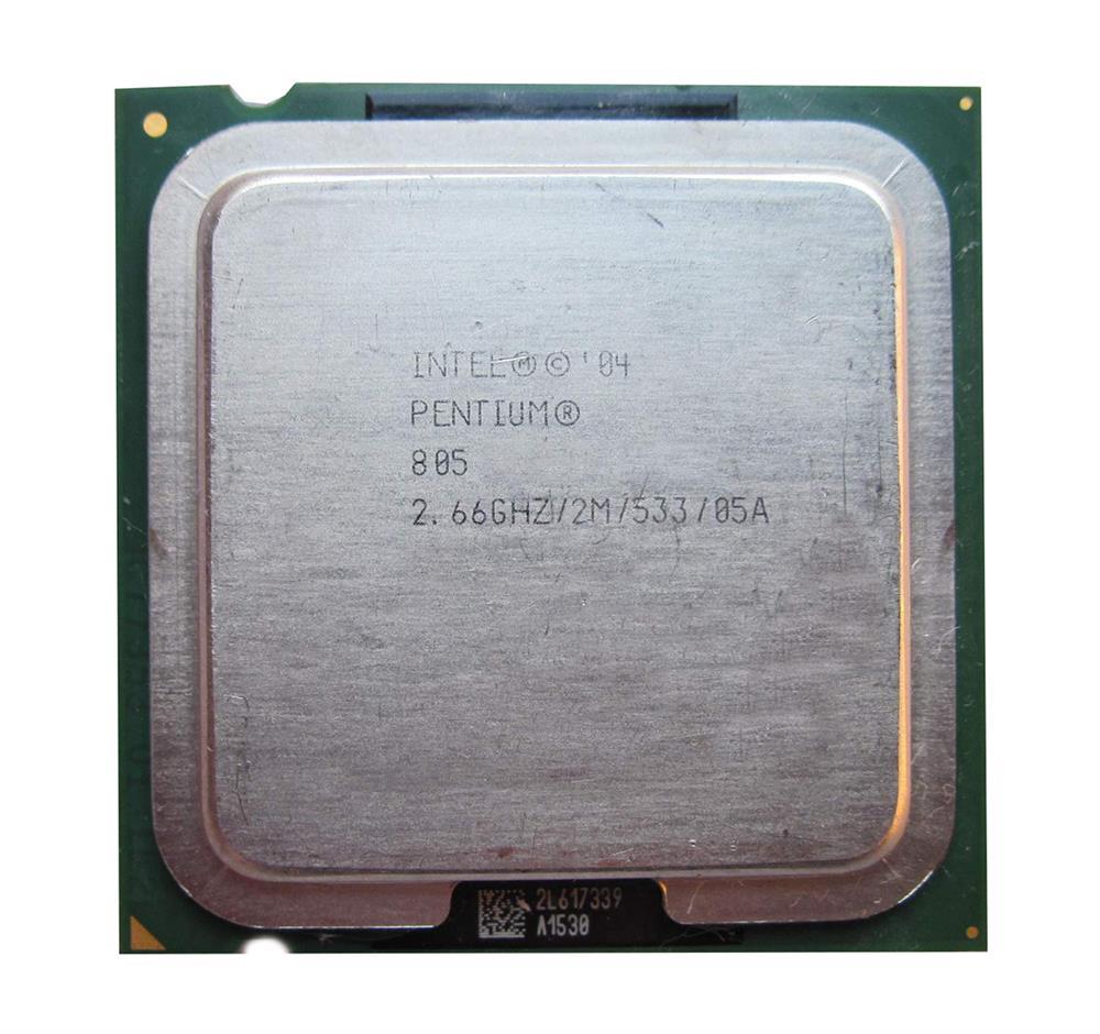 HH80551PE0672MN Intel Pentium D Dual-Core 805 2.66GHz 533MHz FSB 2MB L2 Cache Socket 775 Processor