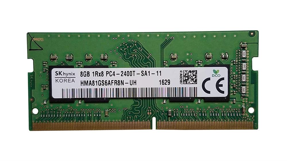 HMA81GSAFR8N-UH Hynix 8GB PC4-19200 DDR4-2400MHz non-ECC Unbuffered CL17 260-Pin SoDimm 1.2V Single Rank Memory Module