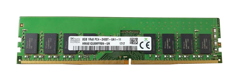 HMA81GU6MFR8N-UH Hynix 8GB PC4-19200 DDR4-2400MHz non-ECC Unbuffered CL17 288-Pin DIMM 1.2V Single Rank Memory Module