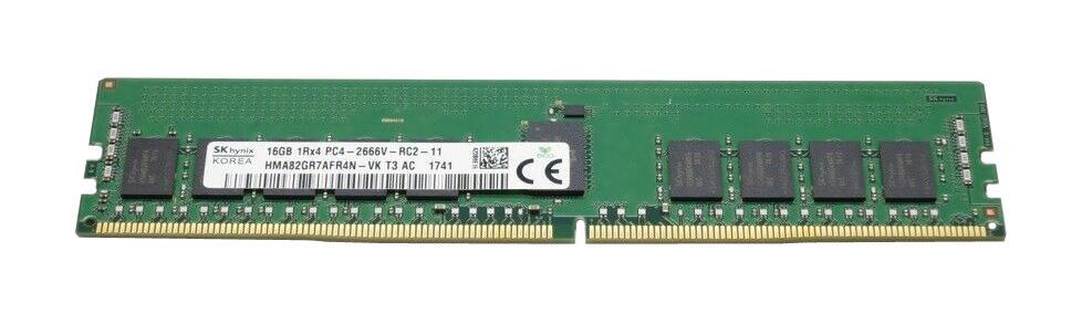 HMA82GR7AFR4N-VKT3 Hynix 16GB PC4-21300 DDR4-2666MHz Registered ECC CL19 288-Pin DIMM 1.2V Single Rank Memory Module