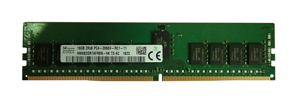 HMA82GR7AFR8N-VKT3 Hynix 16GB PC4-21300 DDR4-2666MHz Registered ECC CL19 288-Pin DIMM 1.2V Dual Rank Memory Module