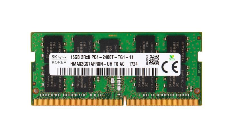 HMA82GS7AFR8N-UHT0 Hynix 16GB PC4-19200 DDR4-2400MHz ECC Unbuffered CL17 260-Pin SoDimm 1.2V Dual Rank Memory Module