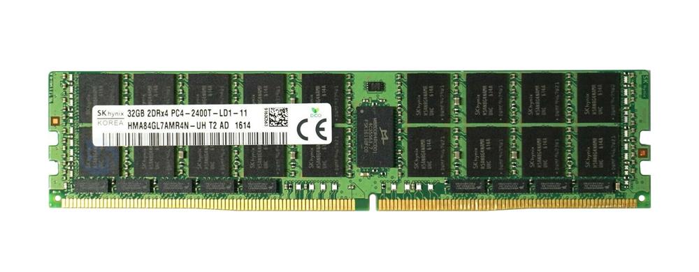 HMA84GL7AMR4N-UHT2 Hynix 32GB PC4-19200 DDR4-2400MHz Registered ECC CL17 288-Pin Load Reduced DIMM 1.2V Quad Rank Memory Module