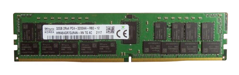 HMA84GR7DJR4N-XN Hynix 32GB PC4-25600 DDR4-3200MHz Registered ECC CL22 288-Pin DIMM 1.2V Dual Rank Memory Module