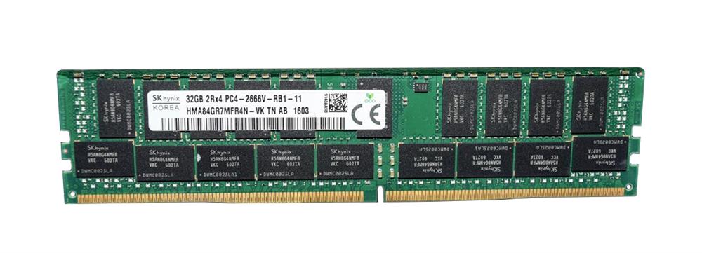 HMA84GR7MFR4N-VKTN Hynix 32GB PC4-21300 DDR4-2666MHz Registered ECC CL19 288-Pin DIMM 1.2V Dual Rank Memory Module