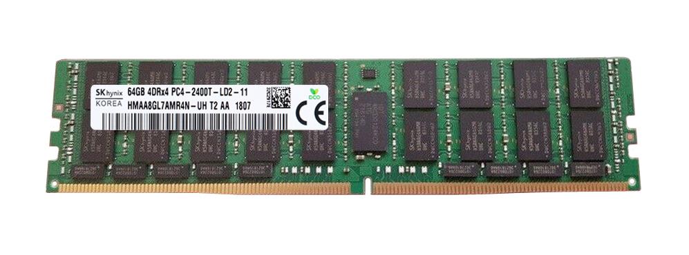 HMAA8GL7AMR4N-UHT2 Hynix 64GB PC4-19200 DDR4-2400MHz Registered ECC CL17 288-Pin Load Reduced DIMM 1.2V Quad Rank Memory Module