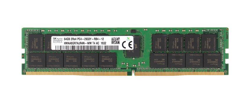 HMAA8GR7AJR4N-WMT4 Hynix 64GB PC4-23400 DDR4-2933MHz Registered ECC CL21 288-Pin DIMM 1.2V Quad Rank Memory Module