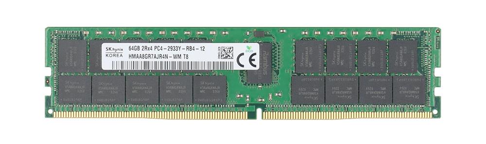 HMAA8GR7AJR4N-WMT8 Hynix 64GB PC4-23400 DDR4-2933MHz Registered ECC CL21 288-Pin DIMM 1.2V Quad Rank Memory Module