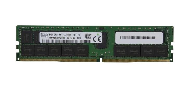 HMAA8GR7AJR4N-XN Hynix 64GB PC4-25600 DDR4-3200MHz Registered ECC CL22 288-Pin DIMM 1.2V Dual Rank x4 Memory Module