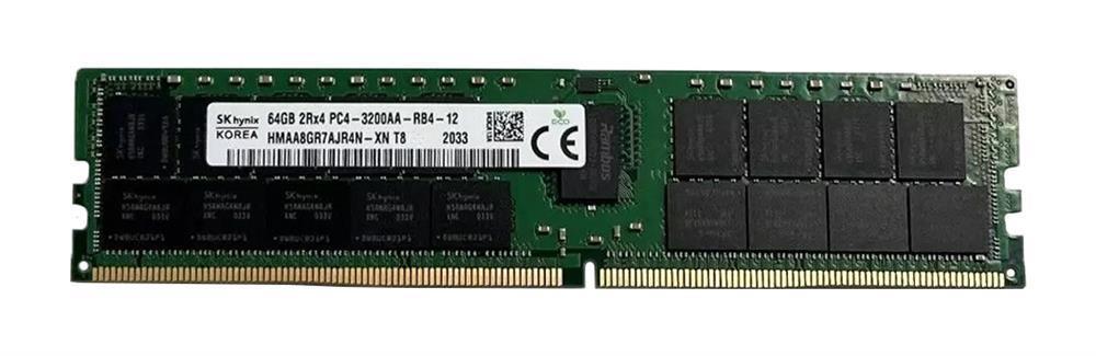 HMAA8GR7AJR4N-XNT8 Hynix 64GB PC4-25600 DDR4-3200MHz Registered ECC CL22 288-Pin DIMM 1.2V Dual Rank x4 Memory Module