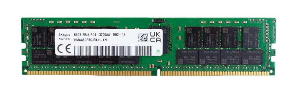 HMAA8GR7CJR4N-XNTGAD Hynix 64GB DDR4-3200MHz PC4-25600 ECC Registered RDIMM CL22 2Rx4 1.2V 288-Pin Memory