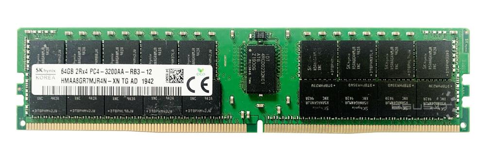 HMAA8GR7MJR4N-XN Hynix 64GB PC4-25600 DDR4-3200MHz Registered ECC CL22 288-Pin DIMM 1.2V Dual Rank x 4 Memory Module