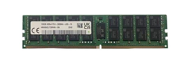 HMABAGL7CBR4N-XNTH Hynix 128GB PC4-25600 DDR4-3200MHz Registered ECC CL22 288-Pin Load Reduced DIMM 1.2V Quad Rank Memory Module