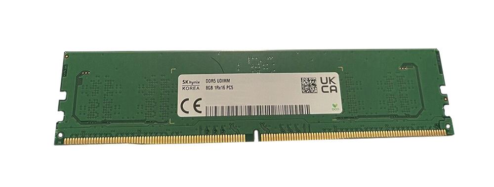 HMCG66MEBUA084NBA Hynix 8GB PC5-38400 DDR5-4800MHz Non-ECC Unbuffered CL40 288-Pin UDIMM 1.1V Single Rank Memory Module